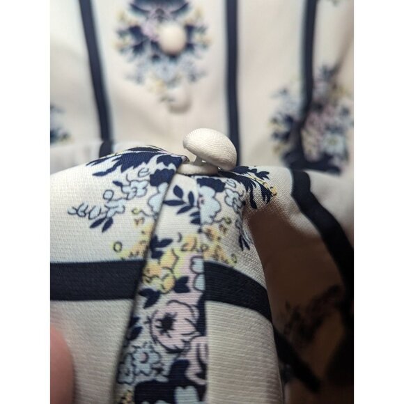 Lady Sunshine Floral V-neck Boho Bohemian Style Long Sleeve Blouse Size Medium - Picture 10 of 16